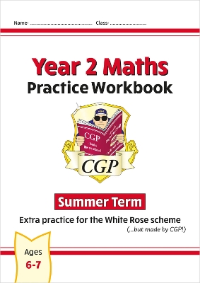New CGP KS1 Maths Workbook - Year 2 Summer Term (extra practice for the White Rose scheme)