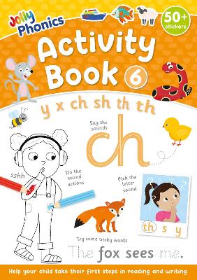 Jolly Phonics Activity Book 6: in Precursive Letters (British English edition)