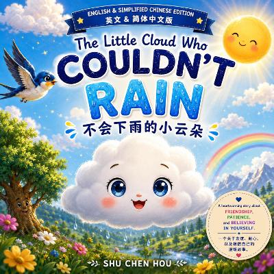 The Little Cloud Who Couldn't Rain 不会下雨的小云朵: English & Simplified Chinese Bilingual Picture Book About Friendship, Patience, Perseverance, and Self-Belief