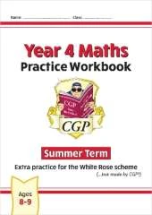 New CGP KS2 Maths Workbook - Year 4 Summer Term (extra practice for the White Rose scheme)