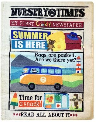 SUMMER IS HERE: My First Crinkly Newspaper