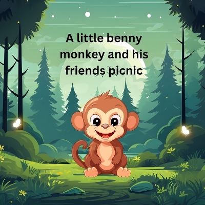A little benny monkey and his friends picnic