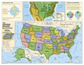 Kids Beginners USA Education (Grades K-3) Flat: Wall Maps Education