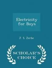 Electricity for Boys - Scholar's Choice Edition