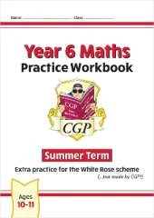 New CGP KS2 Maths Workbook - Year 6 Summer Term (extra practice for the White Rose scheme)