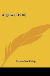 Algebra (1916)