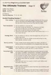 Oxford Reading Tree: Stage 13: TreeTops Fiction: Guided Reading Cards