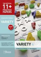 11+ Practice Papers, Variety Pack 4, Standard: Maths Test 4, Verbal Reasoning Test 4, Non-Verbal Reasoning Test 4