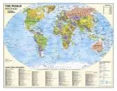 Kids Political World Education (Grades 4-12) Flat: Wall Maps Education