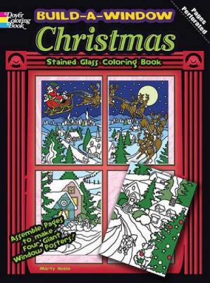 Build a Window Stained Glass Coloring Book Christmas