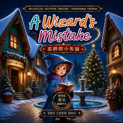 A Wizard's Mistake 巫師的小失誤: A Bilingual English and Traditional Chinese Picture Book About Responsibility, Friendship, Learning from Mistakes and Christmas Magic