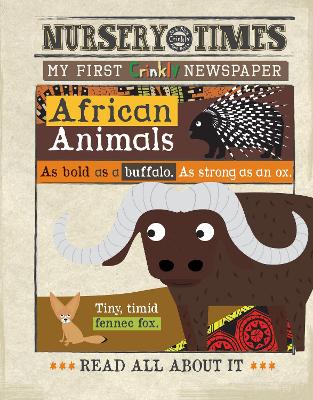 ANIMALS OF AFRICA: My first crinkly newspaper