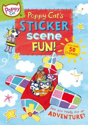 Poppy Cat's Sticker Scene Fun