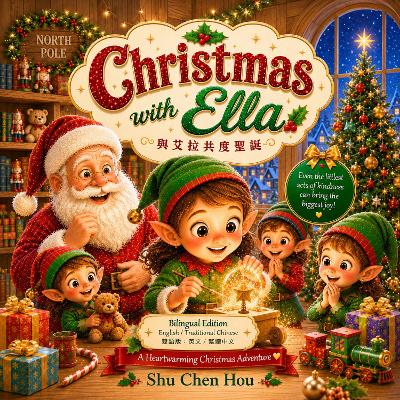 Christmas with Ella 與艾拉共度聖誕: A Bilingual English and Traditional Chinese Christmas Picture Book About Kindness, Giving, Friendship and Holiday Magic