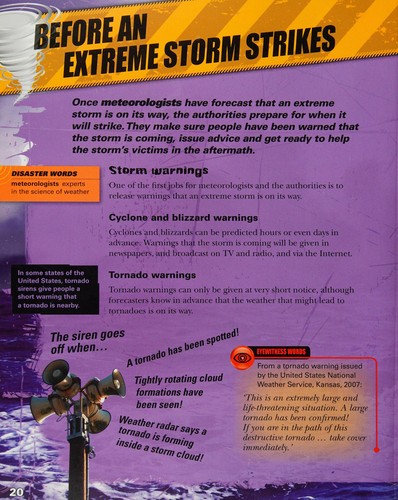 Disaster Watch Extreme Storms