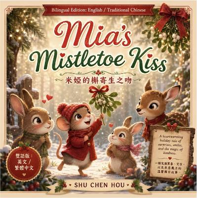 Mia's Mistletoe Kiss 米婭的槲寄生之吻: A Bilingual English and Traditional Chinese Picture Book About Kindness, Friendship and Holiday Magic