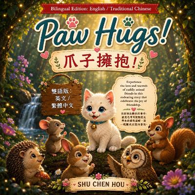 Paw Hugs 爪子擁抱: A Bilingual English and Traditional Chinese Picture Book About Friendship, Kindness and Belonging