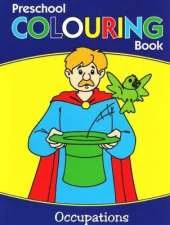 Preschool Colouring Book: Occupations