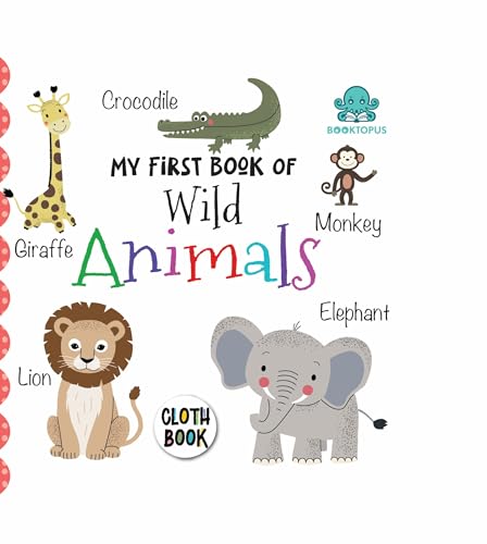 Booktopus - My First Wild Animals - Cloth Book