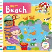 Busy Beach: A Push, Pull, Slide Book