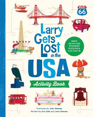 Larry Gets Lost in the USA Activity Book (with Stickers!): Travel Activities for Kids Ages 4-8