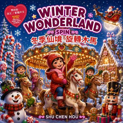 Winter Wonderland Spin 冬季仙境旋轉木馬: A Bilingual English and Traditional Chinese Christmas Picture Book About Wonder, Friendship and Holiday Magic