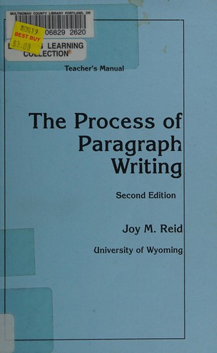 The Process of Paragraph Writing