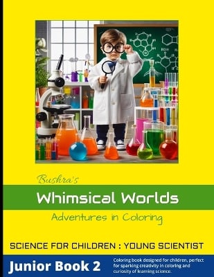 Whimsical Worlds - Adventures in Coloring, Junior Book 2: Science for Children: Young Scientist