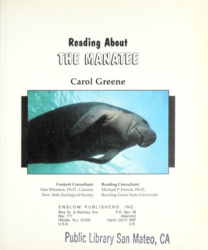Reading About the Manatee
