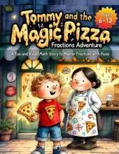 Tommy and the Magic Pizza Fractions Adventure: A Fun and Visual Math Story to Master Fractions with Pizza - Perfect for Kids Ages 6-12