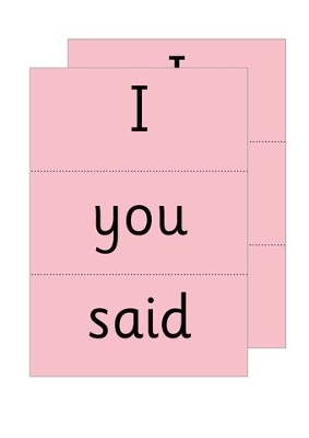 Read Write Inc. Phonics: Red Word Cards