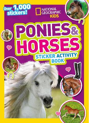 Ponies and Horses Sticker Activity Book: Over 1,000 Stickers!