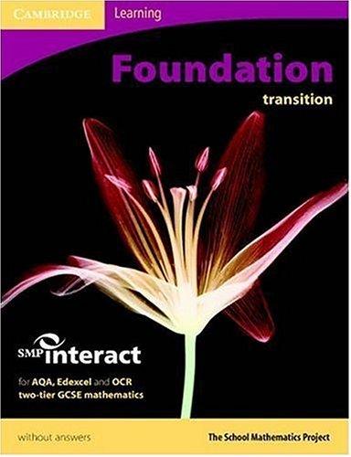 SMP GCSE Interact 2-tier Foundation Transition Pupil's Book without Answers