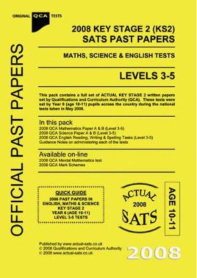 2008 Key Stage 2 (KS2) QCA SATs Past Papers - Maths, Science and English Tests
