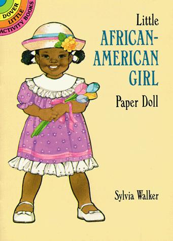 Little African-American Girl Paper Doll