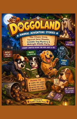 Doggoland: Animal Adventure Stories - The Chaos Crew, Squirrel Heist Disaster, Invisible Dog Mystery & Midnight Riddle Party: Chapter Book for Kids Ages 6-10 with Humor, Friendship, and Life Lessons