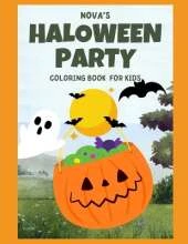 Nova's Halloween Party: Doodle Halloween Kids Coloring Book