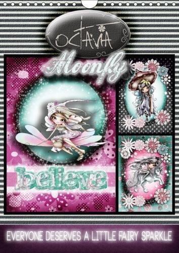 Octavia Moonfly 2018: An Inspirational Monthly Calendar, 14 Pages