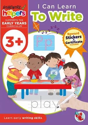 Home Learning: 3+ I Can Learn To Write