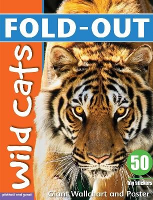 Fold-Out Poster Sticker Book: Wild Cats