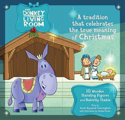 Donkey In The Living Room Book with Nativity Set, The