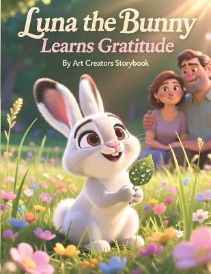 Luna the Bunny Learns Gratitude: A Gentle Picture Book About Thankfulness, Joy, and Appreciating Little Moments for Kids Ages 3-7