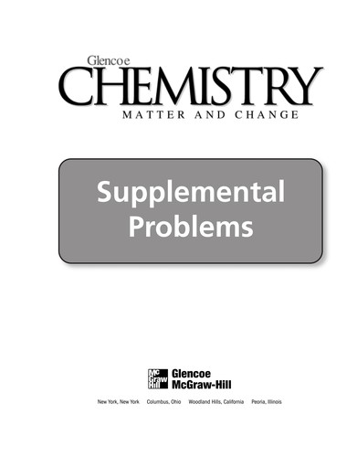 Glencoe Science: Life, Earth, and Physical Science, Laboratory Management and Safety in the Science Classroom