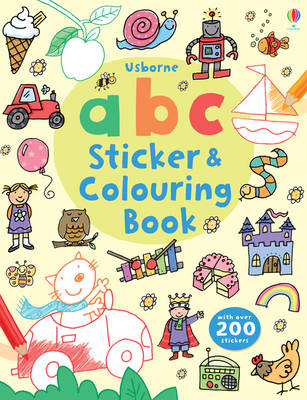 ABC Sticker and Colouring Book