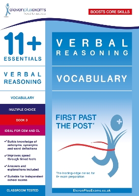 11+ Essentials Verbal Reasoning: Vocabulary Book 3