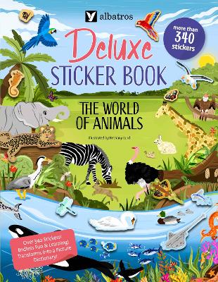 Deluxe Sticker Book: The World of Animals: Deluxe Sticker Book