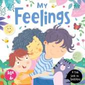 Booktopus Slide and Learn Board Book - My Feelings Emotional Learning Book - Interactive Books for Kids 4+ Years - Social Skills Development