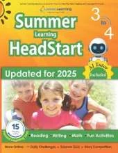 Summer Learning HeadStart, Grade 3 to 4: Fun Activities Plus Math, Reading, and Language Workbooks: Bridge to Success with Common Core Aligned Resources and Workbooks