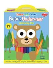 Color and Draw Bear in Underwear Activity Kit: Includes Activity Book, Crayons, and Stickers in a Carryall Case!