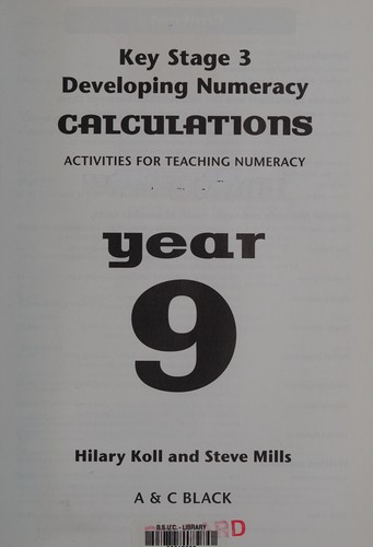 Calculations: Year 9: Activities for the Daily Maths Lesson